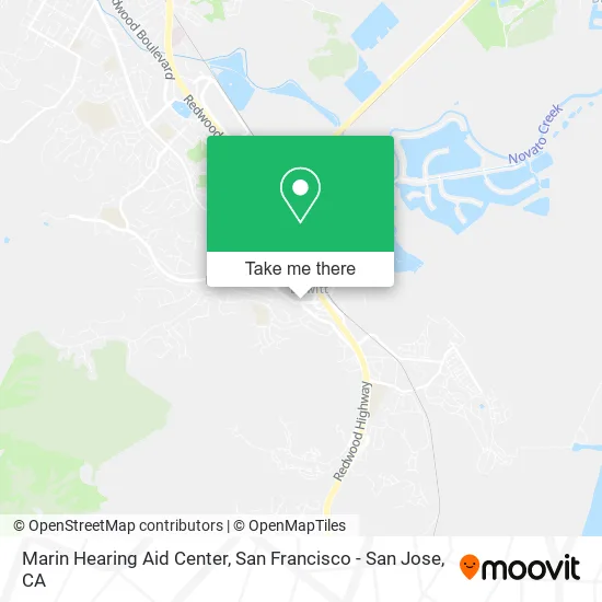 Mapa de Marin Hearing Aid Center