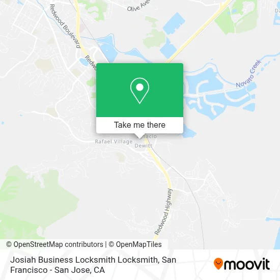 Josiah Business Locksmith Locksmith map