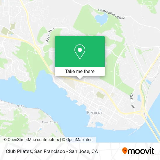 Club Pilates map