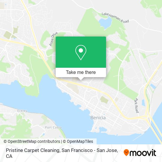 Pristine Carpet Cleaning map