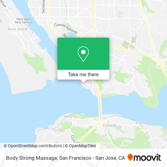 Body Strong Massage map