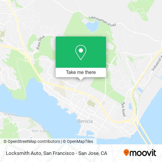 Locksmith Auto map