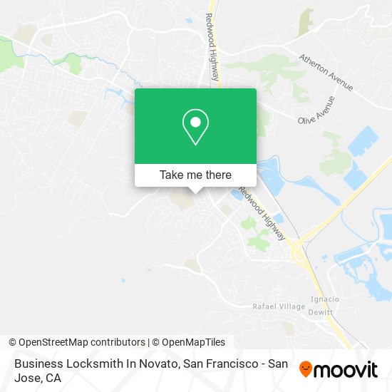 Mapa de Business Locksmith In Novato