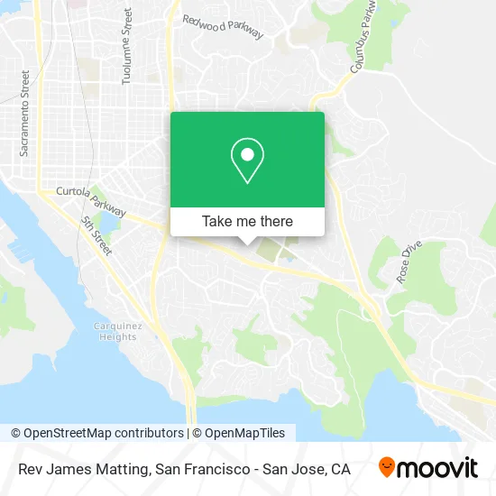 Mapa de Rev James Matting