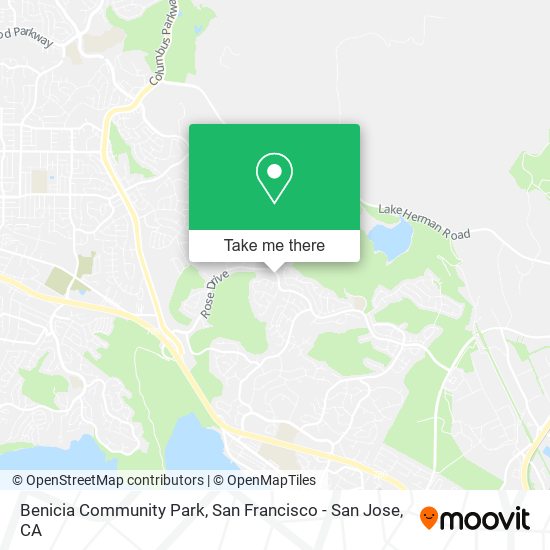 Mapa de Benicia Community Park