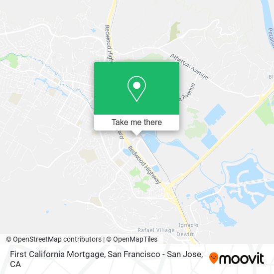 Mapa de First California Mortgage