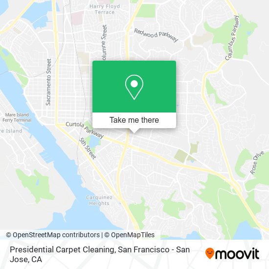 Presidential Carpet Cleaning map