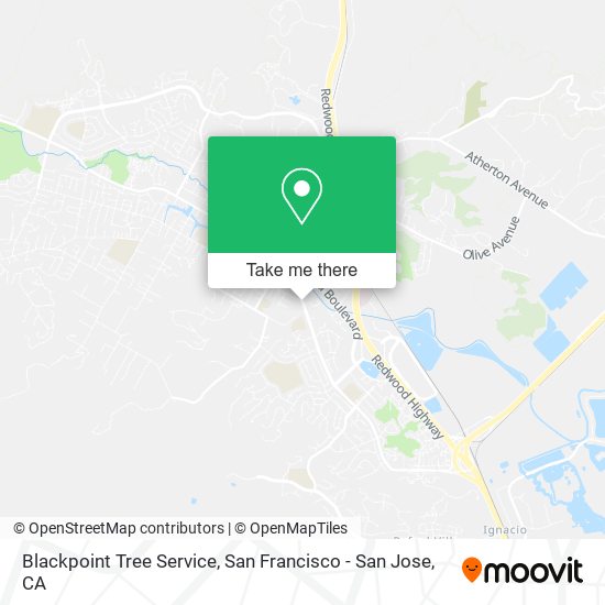 Blackpoint Tree Service map
