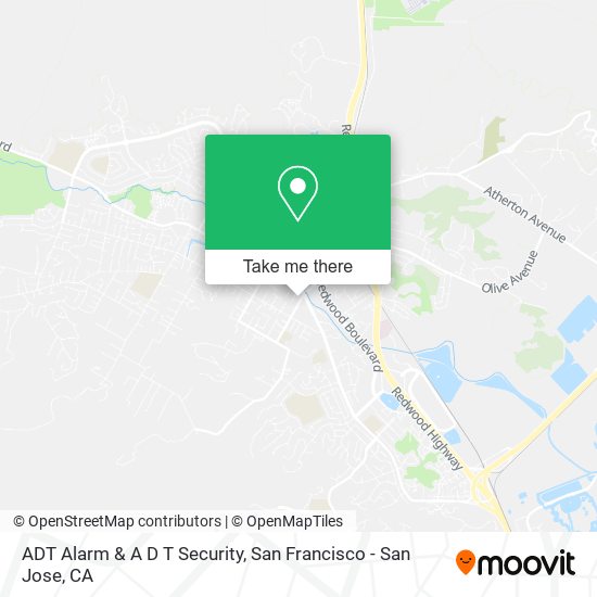 ADT Alarm & A D T Security map