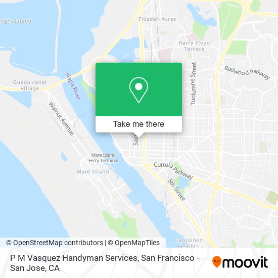 Mapa de P M Vasquez Handyman Services