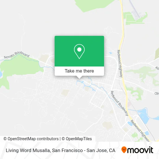 Living Word Musalla map
