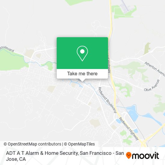 ADT A T Alarm & Home Security map