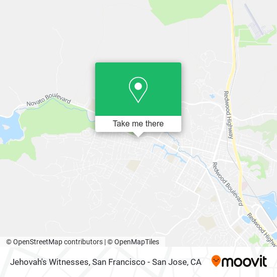 Jehovah's Witnesses map