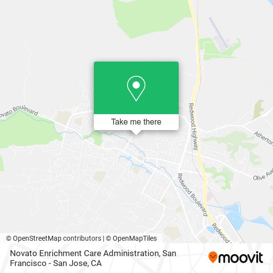 Novato Enrichment Care Administration map