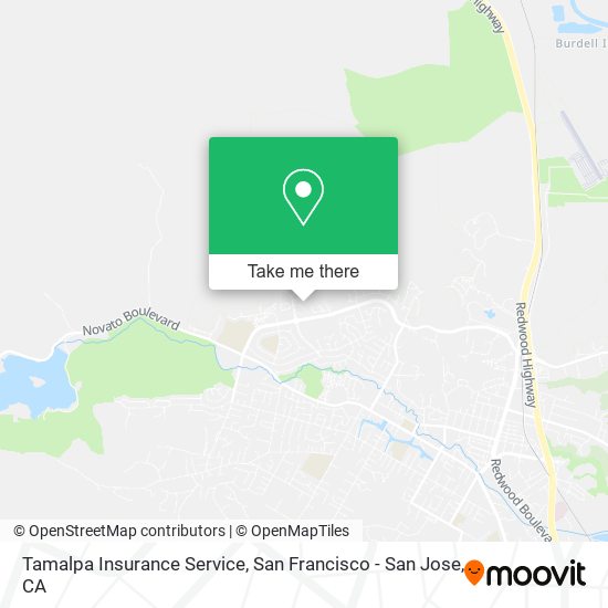 Tamalpa Insurance Service map