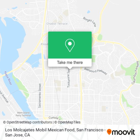 Los Molcajetes Mobil Mexican Food map