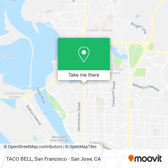 Mapa de TACO BELL