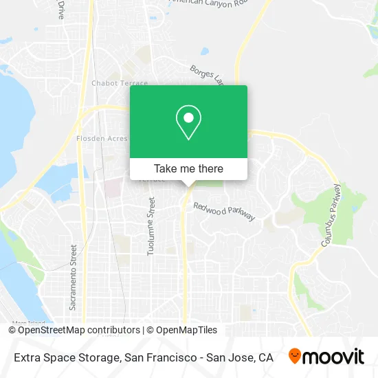 Mapa de Extra Space Storage