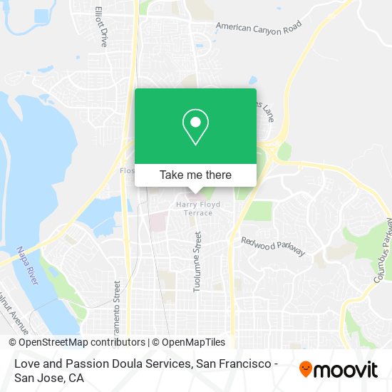 Love and Passion Doula Services map
