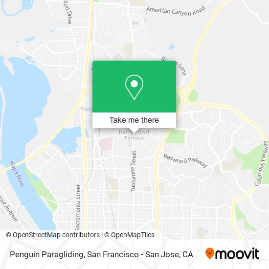 Mapa de Penguin Paragliding