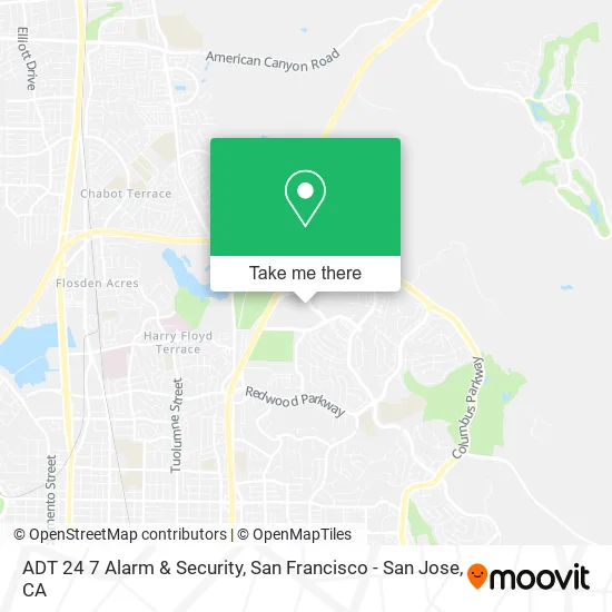 ADT 24 7 Alarm & Security map