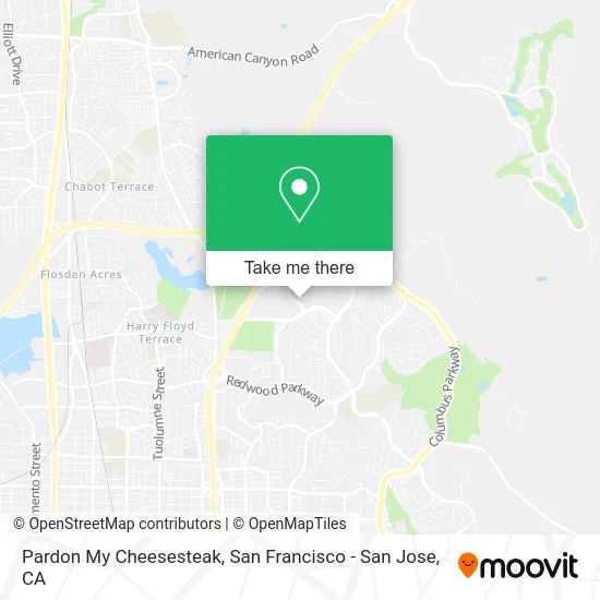 Pardon My Cheesesteak map