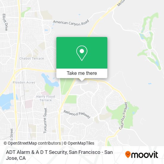 Mapa de ADT Alarm & A D T Security