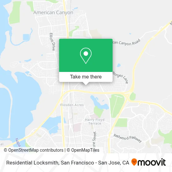 Residential Locksmith map