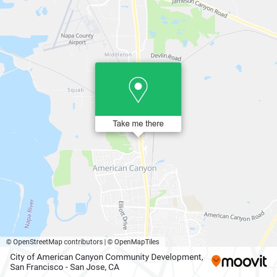 City of American Canyon Community Development map