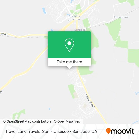 Mapa de Travel Lark Travels