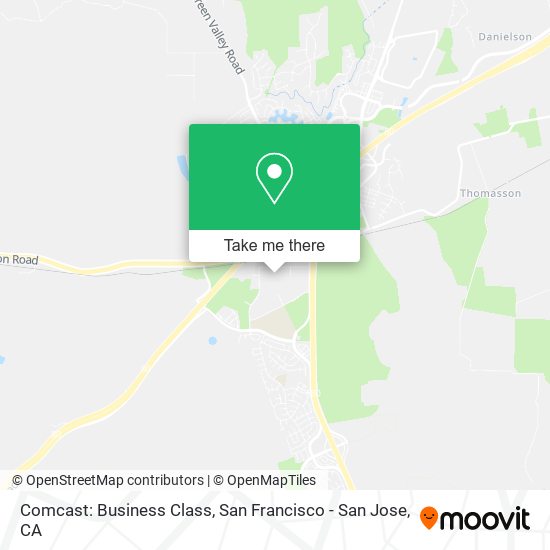 Comcast: Business Class map
