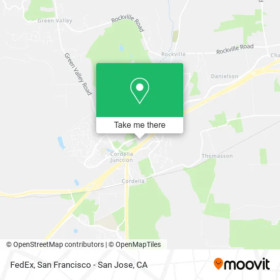 FedEx map