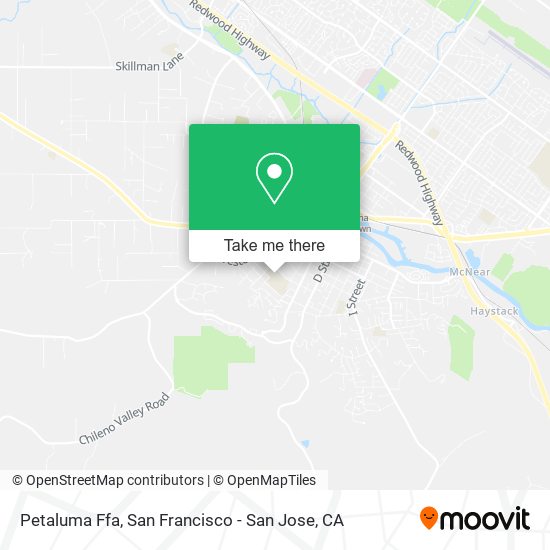 Mapa de Petaluma Ffa