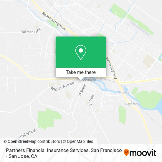 Mapa de Partners Financial Insurance Services