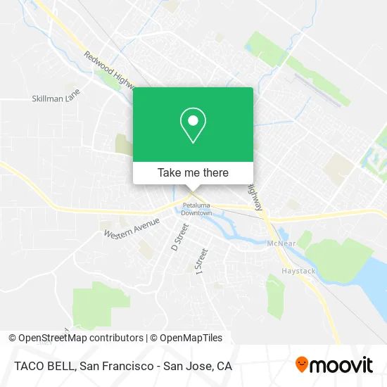 Mapa de TACO BELL