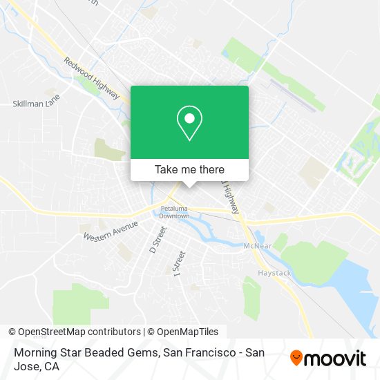 Morning Star Beaded Gems map