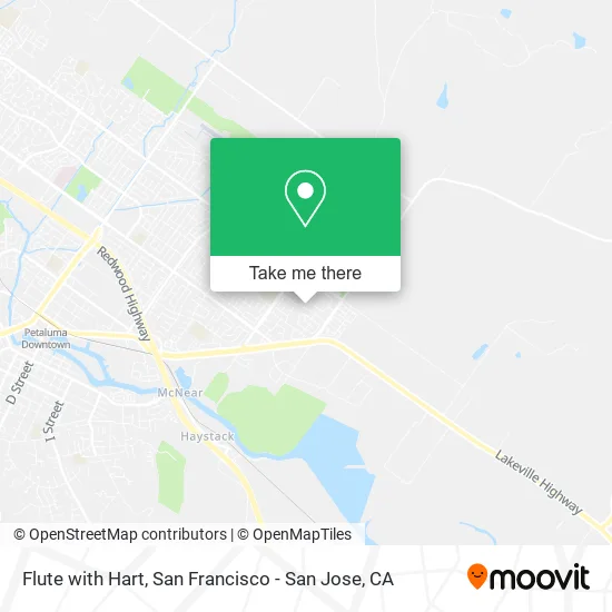 Mapa de Flute with Hart