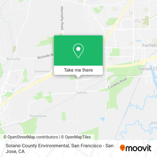 Solano County Environmental map