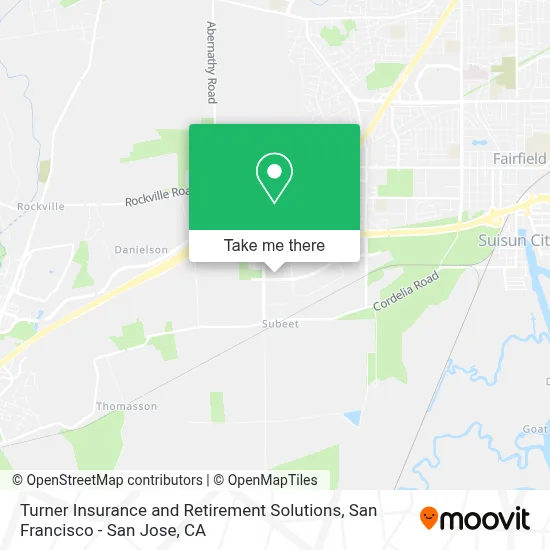 Turner Insurance and Retirement Solutions map