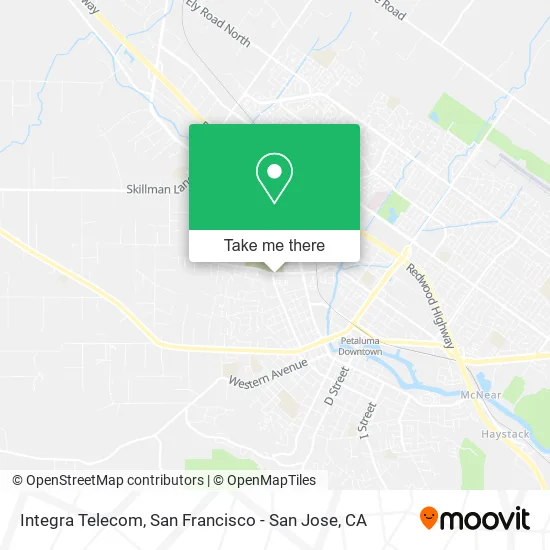Mapa de Integra Telecom