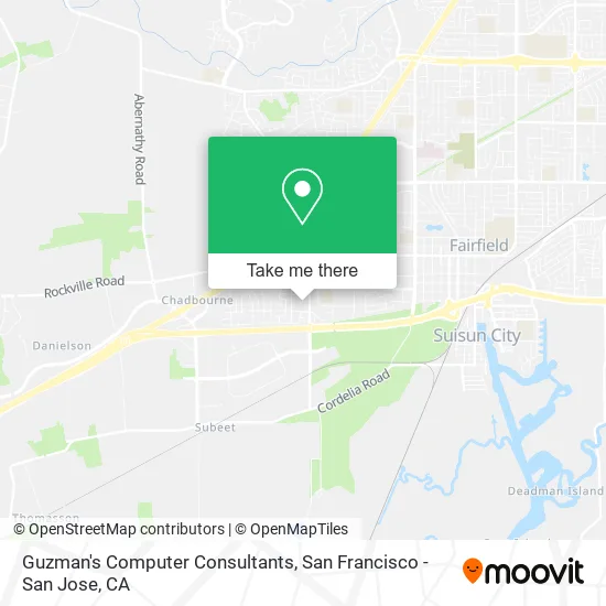 Guzman's Computer Consultants map