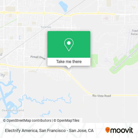 Mapa de Electrify America