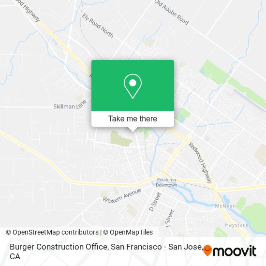 Burger Construction Office map