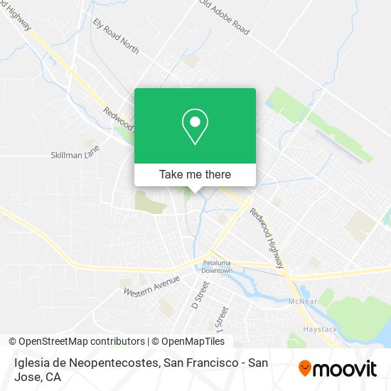 Mapa de Iglesia de Neopentecostes