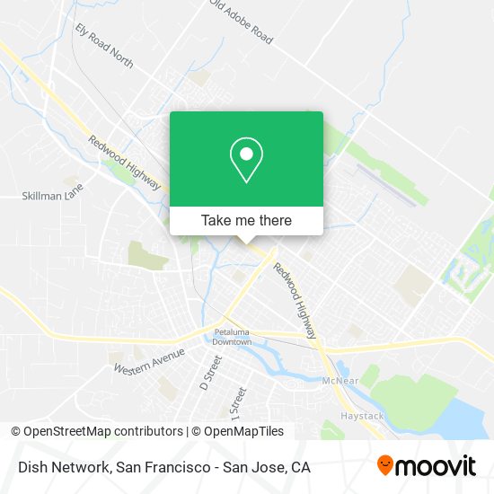 Mapa de Dish Network