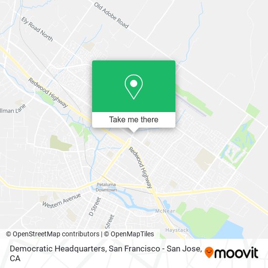 Mapa de Democratic Headquarters
