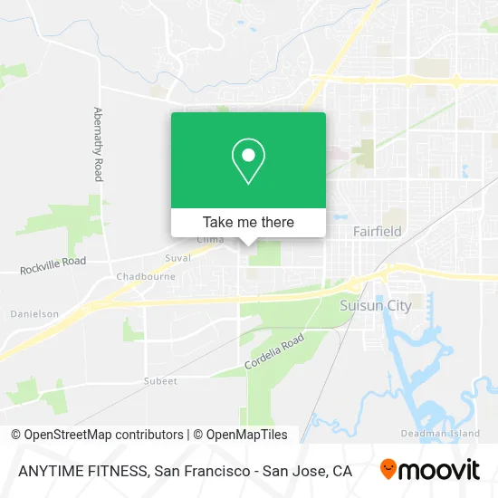 ANYTIME FITNESS map