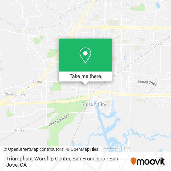 Mapa de Triumphant Worship Center