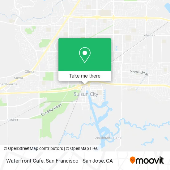 Mapa de Waterfront Cafe