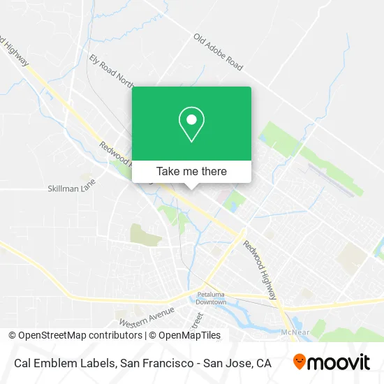 Mapa de Cal Emblem Labels